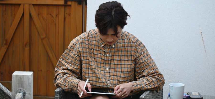 "It's just a record. I remember reading books about Palestine on my tablet while I was on vacation"