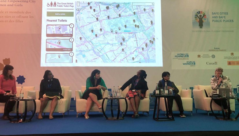 Prof Jo-Anne Bichard speaking at Fifth UN Women Safe Cities and Safe Public Spaces Global Leaders’ Forum, Rabat, Morocco, 2020