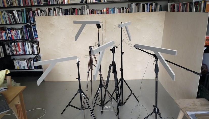 Josh Towl, student project using Hololens at Grymsdyke farm to fit physical model to digital coordinates