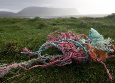 Ocean Plastics Assemblage on Warebeth Beach, Orkney