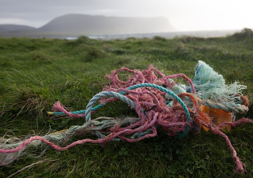 Ocean Plastics Assemblage on Warebeth Beach, Orkney