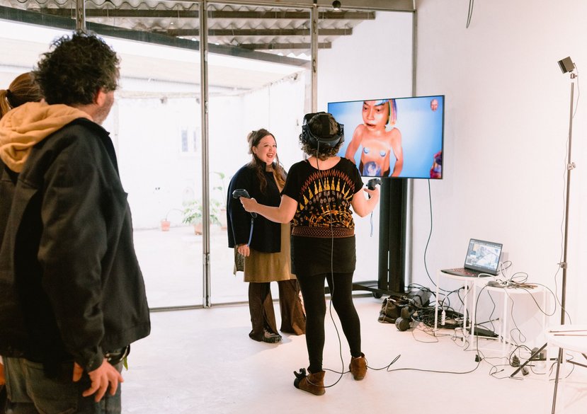 Keiken, What Body Would You Like To Occupy?, 2022. As part of ‘A Manifesto of Presence’, Figueretes 22 residency exhibition, Ibiza, Spain