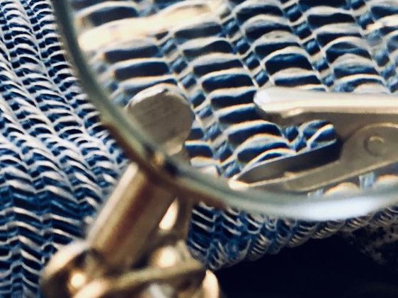 Close-up of KnitRegen fibres