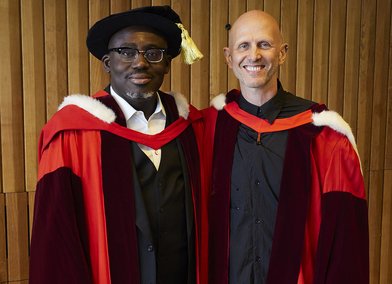 (L_R) Edward Enninful and Wayne McGregor_Royal College of Art Convocation 2023_Royal Festival Hall_Photographer Shaun James Cox copy