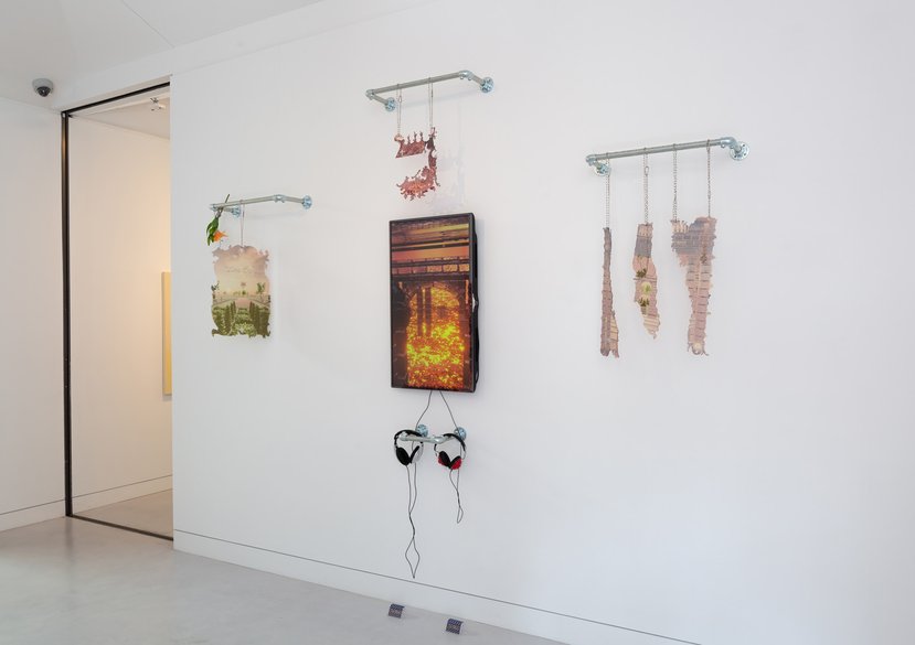 Lea Porre, Ekpyrosis, 2021. As part of ‘CAP Contemporary Art Practice RCA Exhibition’ at Cromwell Place, London.