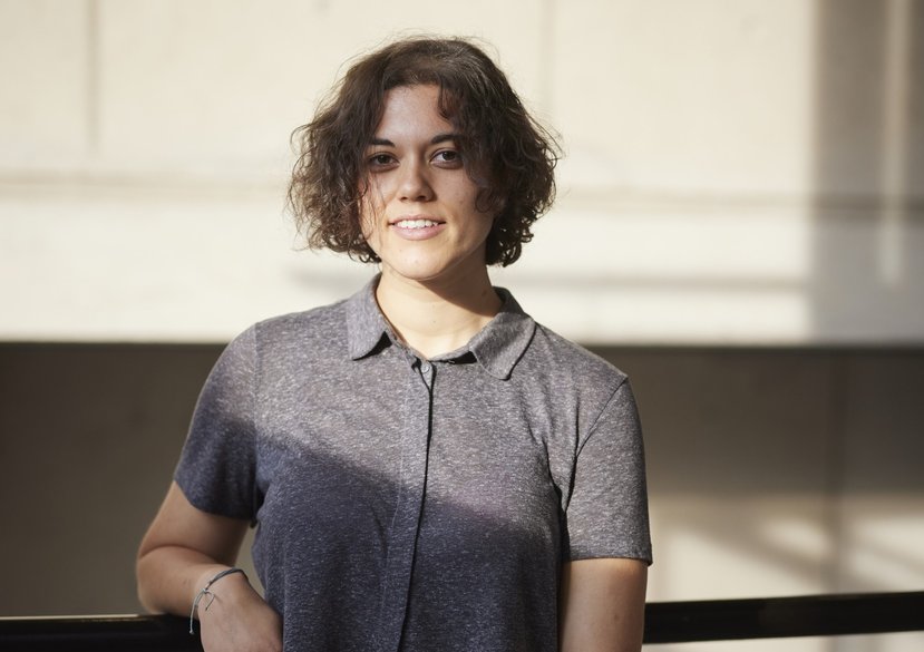 Luisa Jane Charles (MA/MSc Global Innovation Design, 2022), winner of the Northumbrian Water Award for Inclusive Innovation for FLOAT