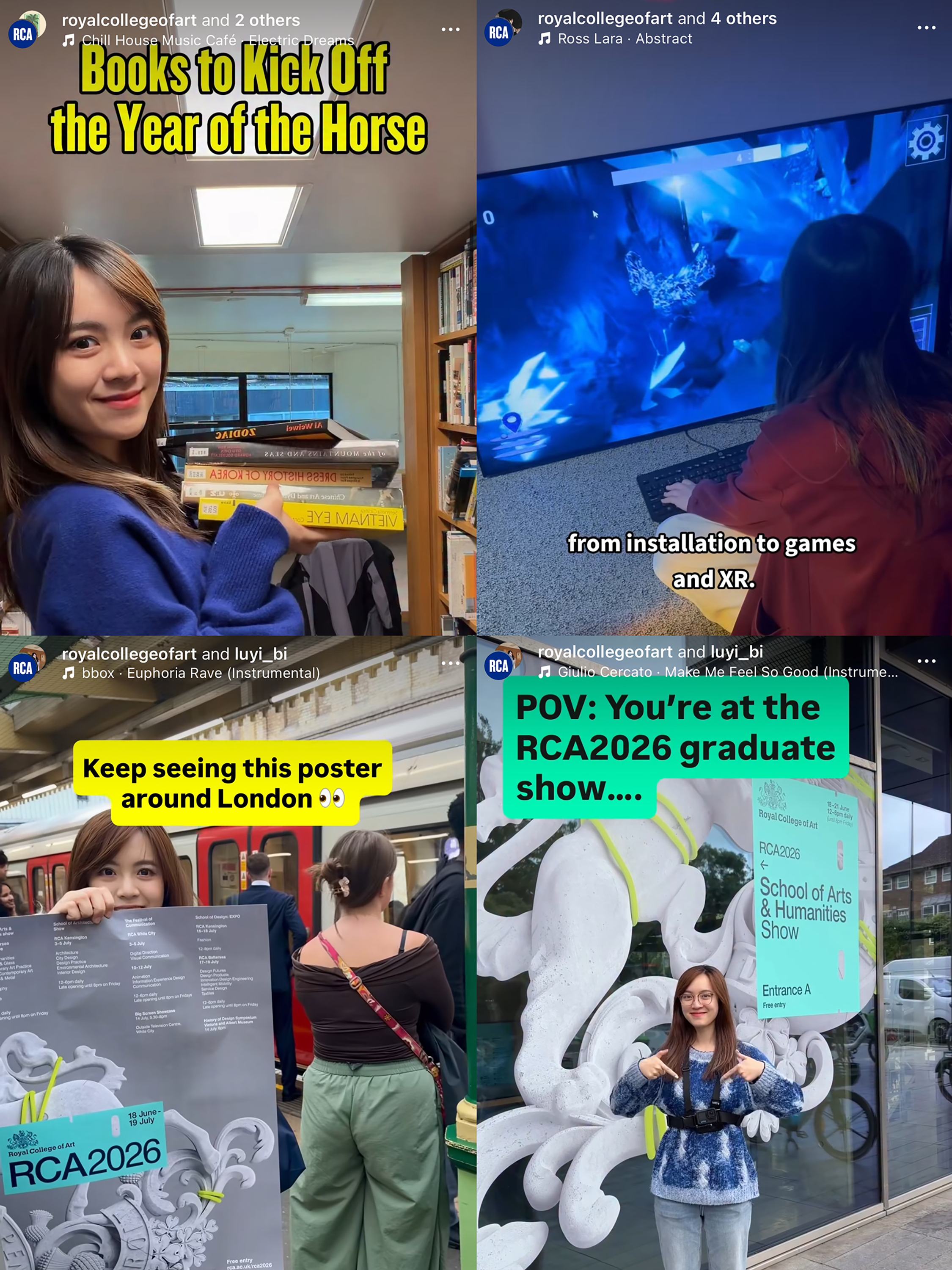 Content created as an RCA content creator