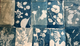 Making of a Meadow - cyanotype quilt, 2025. Made in collaboration with year 5 and 6 of Lady Joanna Thornhill Primary School