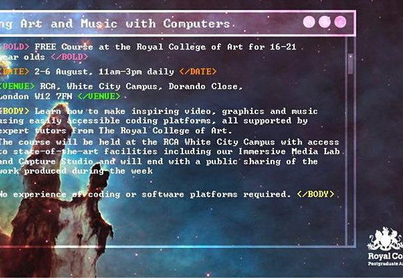 Making Art and Music with Computers | Royal College of Art