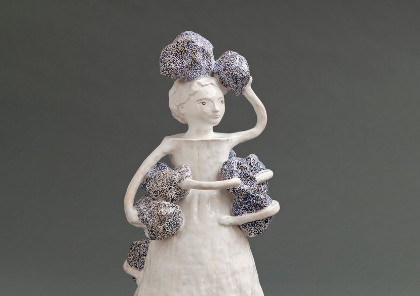 Marie the Beautiful ceramic  made under the nom de plume Amy Bird