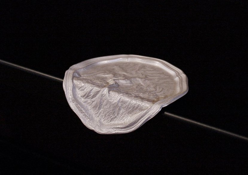 Zyggy, Found Silver Tray, 2016