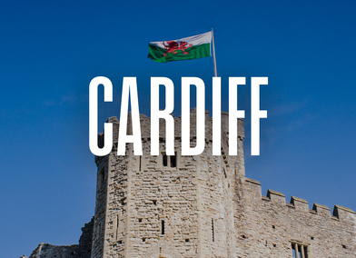 Cardiff Castle in Cardiff, Wales