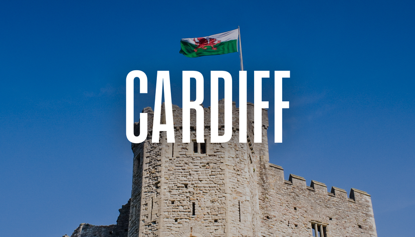 Cardiff Castle in Cardiff, Wales