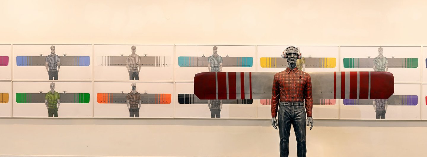 Metamorphosis - a monumental installation by artist Phaneendra Nath Chaturvedi