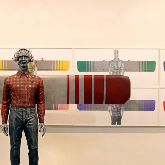 Metamorphosis - a monumental installation by artist Phaneendra Nath Chaturvedi