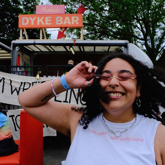 Mobile Dyke Bar at Mighty Hoopla