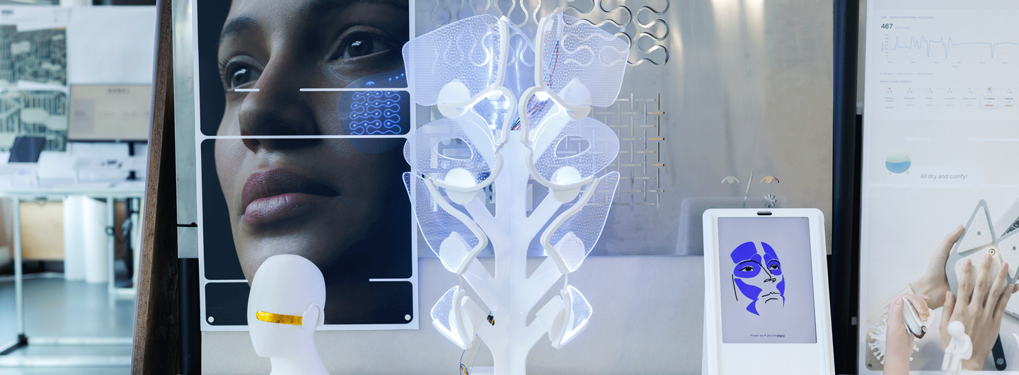 Mira, Luke Hale (MA/MSc Innovation Design Engineering, 2026) at RCA2026. Photo: Chris Lee