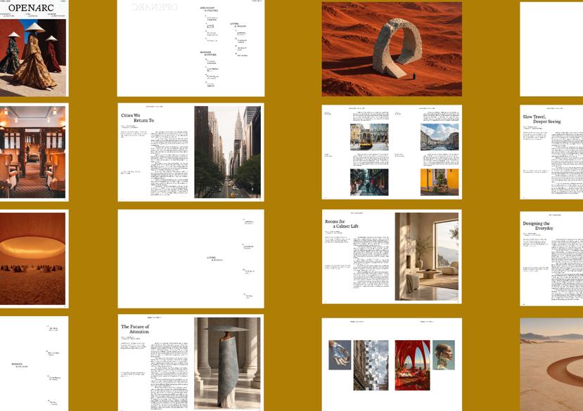 Open Arc by Sofija Rockomanovic, Editorial Design Participant Autumn 2026