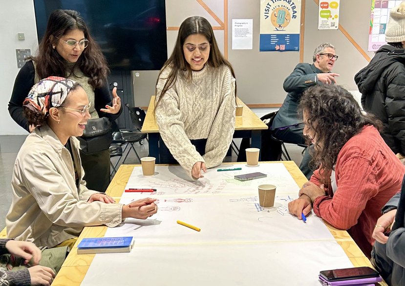 Cross-college networking event for MFA, MDes, MRes and MEd students