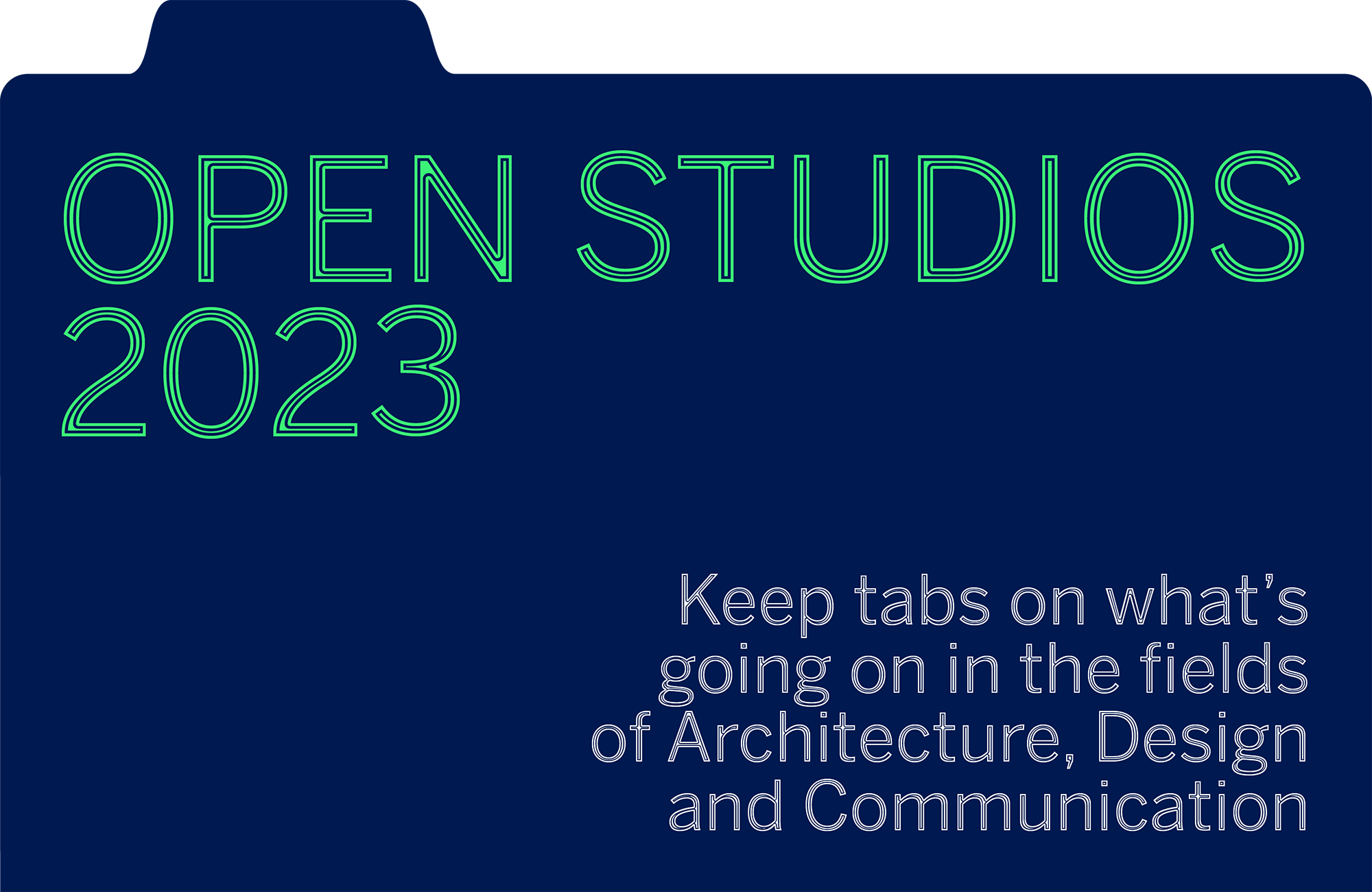 Open Studio 2023 visual identity