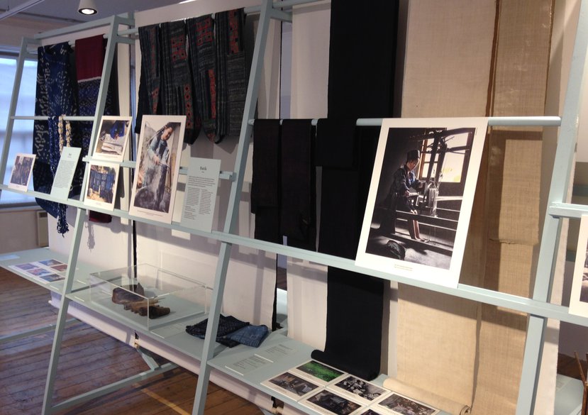 On the Line exhibition, batik display