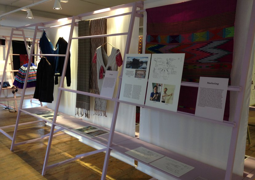 On the Line exhibition, design and marketing display