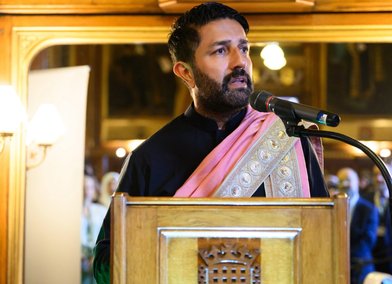 Doctoral Researcher, artist and writer Osman Yousefzada (School of Arts & Humanities) was invited by the Speaker of the House of Commons to deliver a speech to the UK House of Parliament.