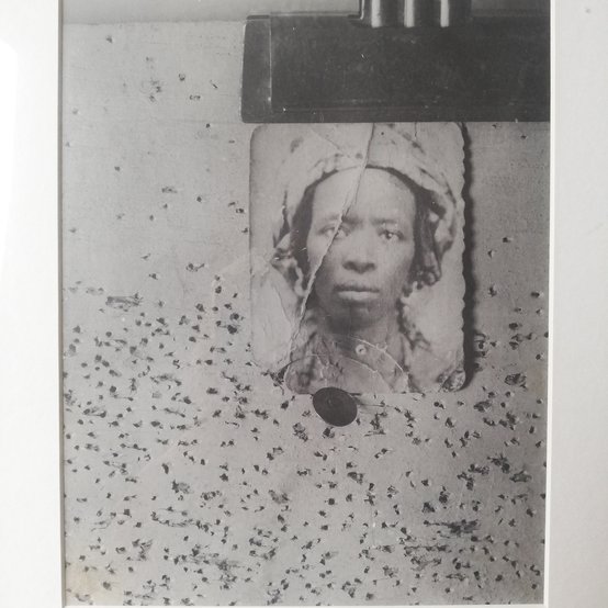 Early black and white ID photo by Oumar Ly c.1960
