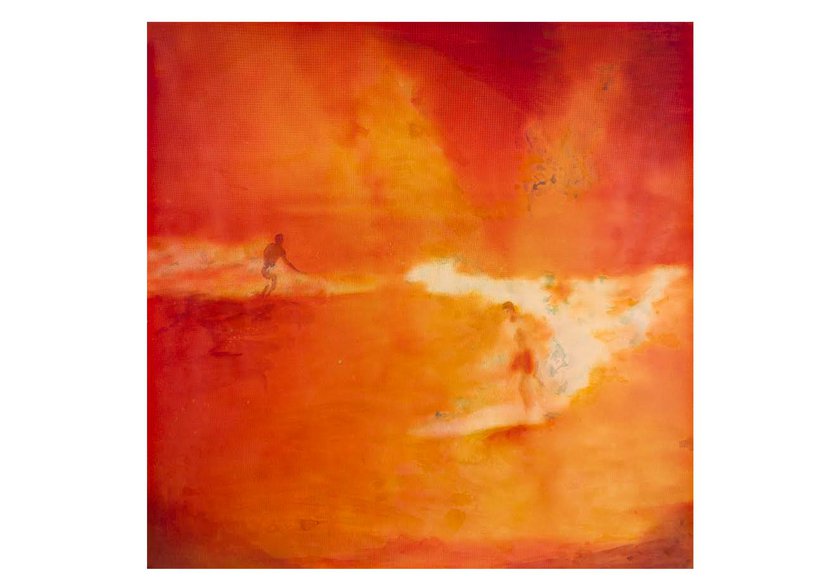 Cloud banks in a merciless deluge