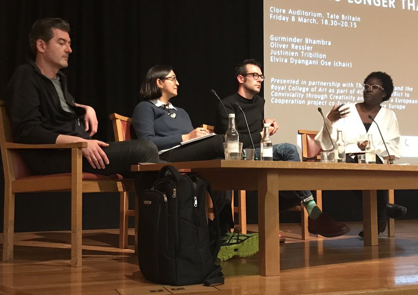 Panel debate at the 4Cs Workshop evening session at Tate