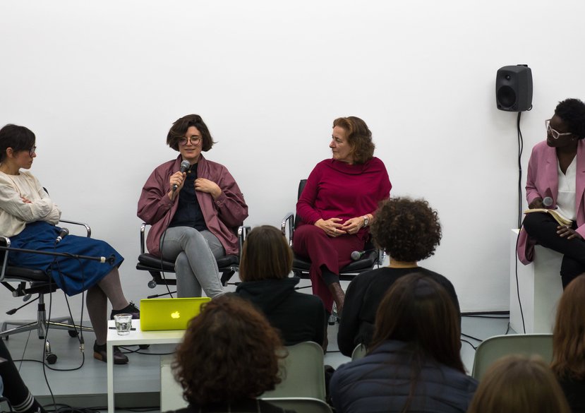 Panel discussion during the 4Cs Workshop at the The Showroom