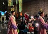 Performance at Dada Ball, CAP Festival 2024, Hangar Gallery