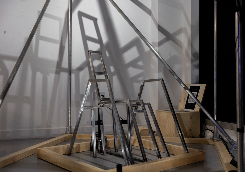 Permission to Remain by Yongwoo Lee (MA Information Experience Design, 2026). Photo: Sara Sahores.