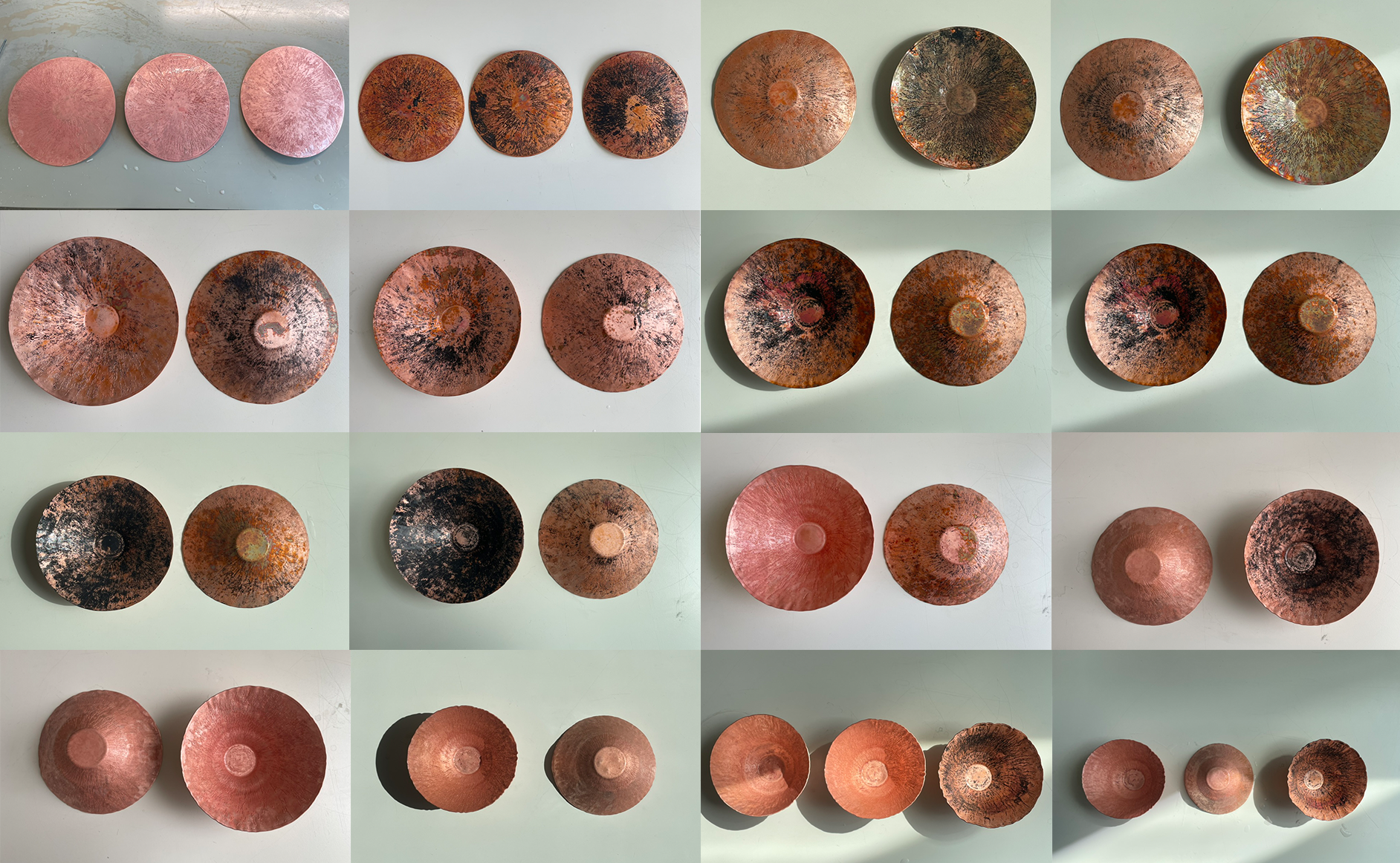 Photo etching and raising process