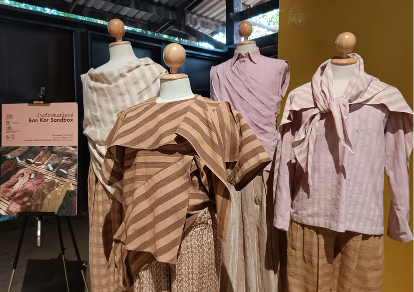 Display of Woven Garments at Chiang Mai Design Week 2025
