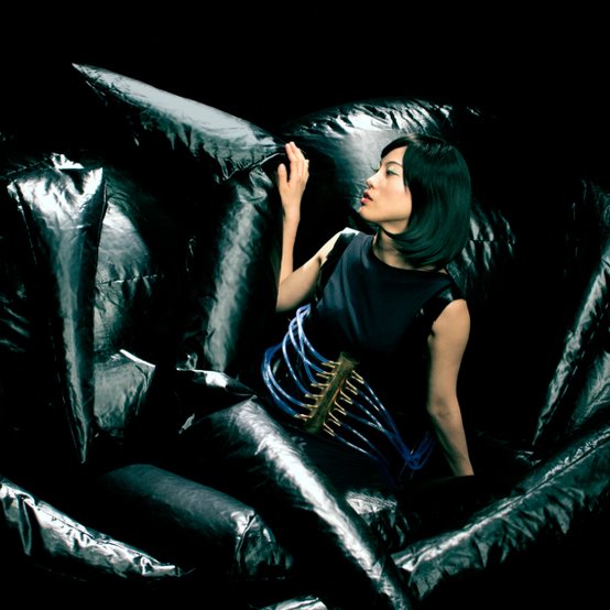 Maki Takato during a performance