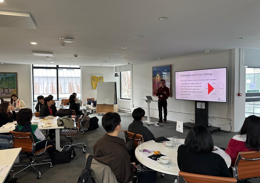 Professor Gareth Loudon presenting