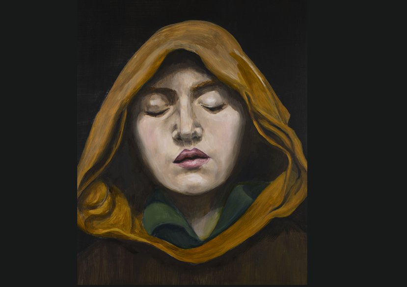 Prosopopoeia (Claudel, unknown), oil on board ,20 x 25 cm, Data loam book