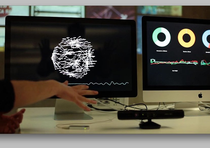 Prototype 0.01 capturing multimodal data and graphing it to produces ambient ideation informatics