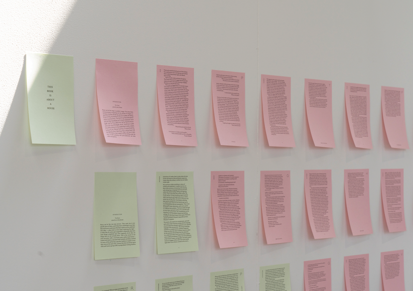 MA Writing display at RCA2025