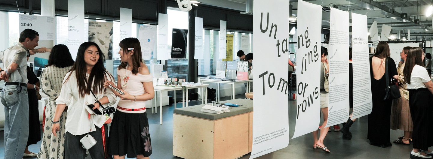 Design Futures: Untangling Tomorrows at RCA2026. Photo: Yuqin Xie