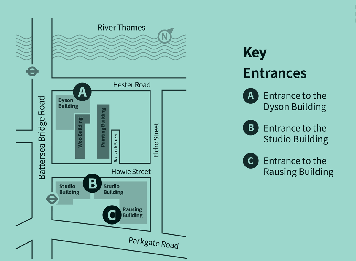 RCA2026 SoD entrance map