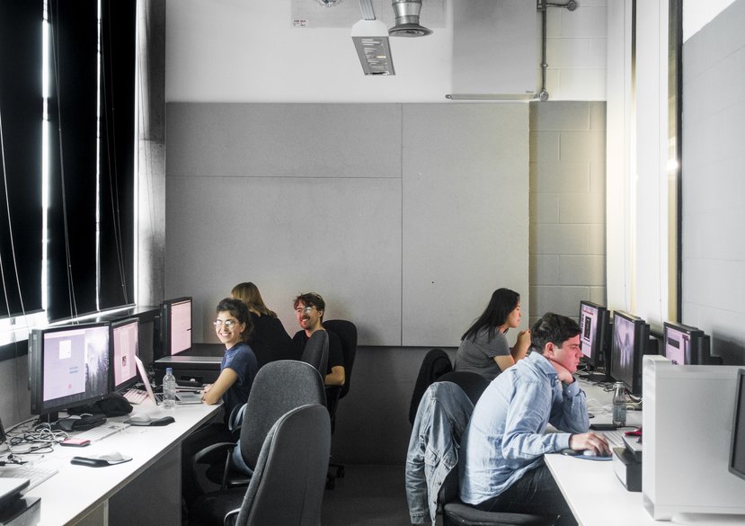 Battersea computer room (photo: Richard Haughton)