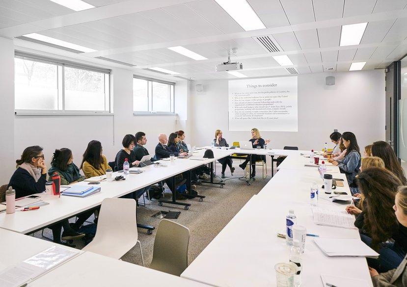 Curating Contemporary Art seminar (photo: Richard Haughton)