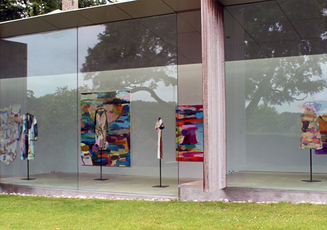 Painted Costumes, New Art Centre, Roche Court, East Winterslow, 2019