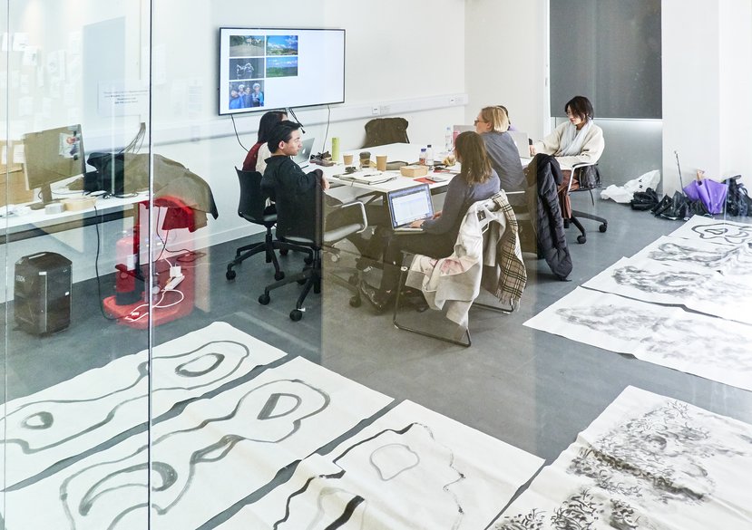 Meeting room in the School of Communication Studios, White City (photo: Richard Haughton)