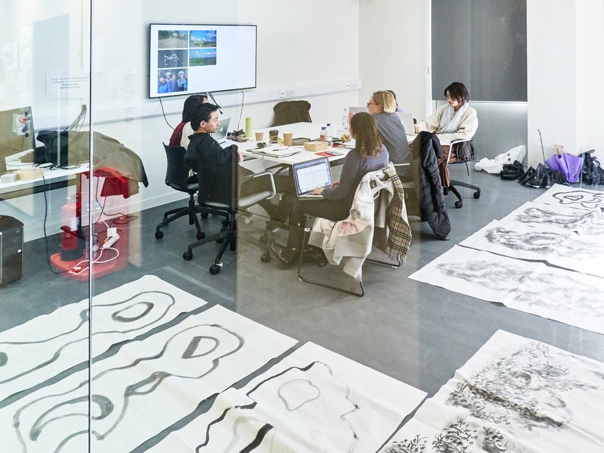 Meeting room in the School of Communication Studios, White City (photo: Richard Haughton)