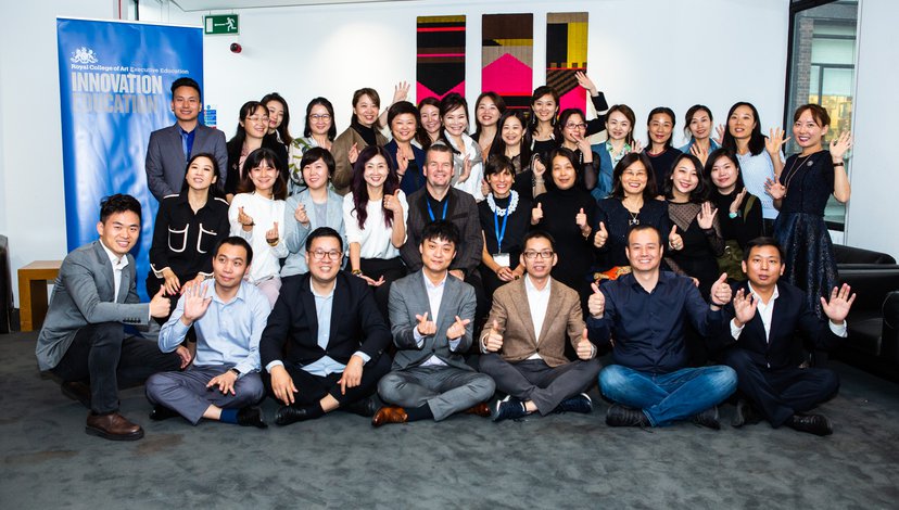 Fudan Masterclass innovation workshop group image