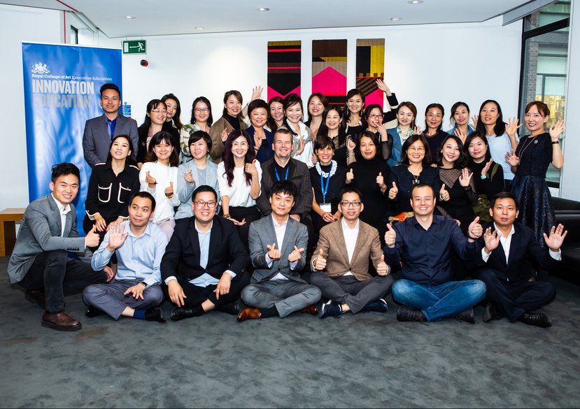 Fudan Masterclass innovation workshop group image