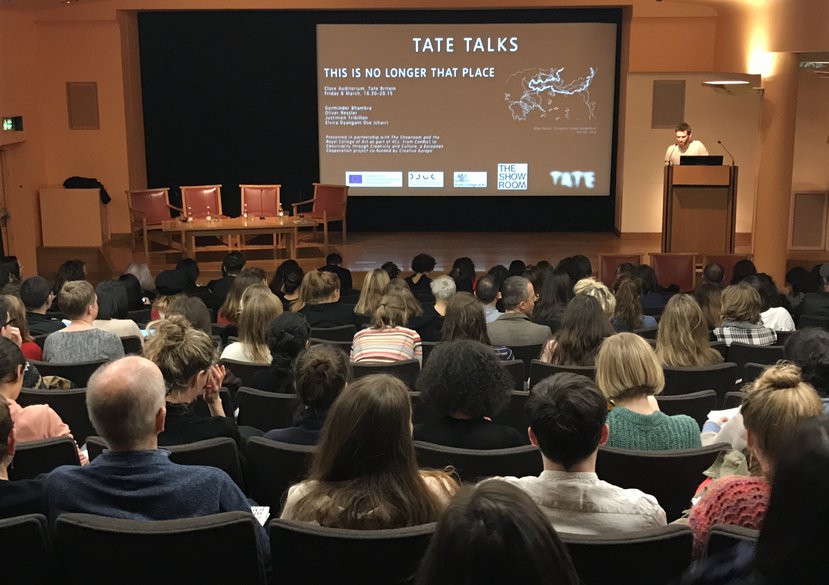 Richard Martin introducing the 4Cs Workshop evening session at Tate
